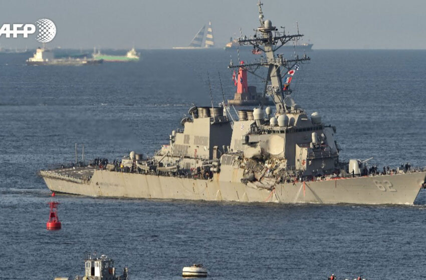  Un destructor estadounidense derriba drones tras ataque a buques en el mar Rojo