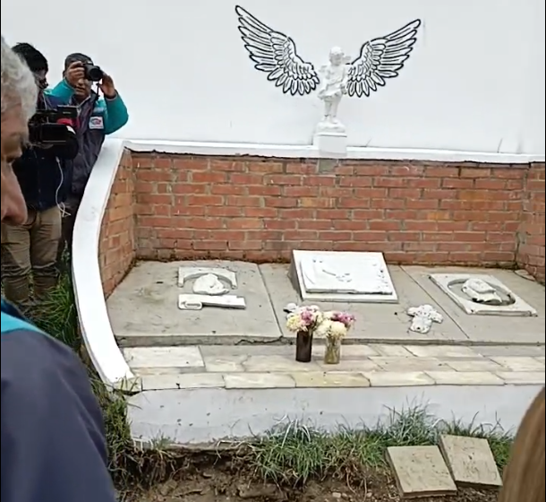  Se crea un espacio especial en el cementerio para bebés abandonados